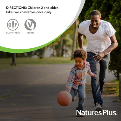 Multivitamínico para niños sabor naranja NaturesPlus Animal Parade