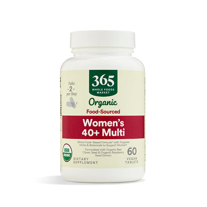 Multivitamínico orgánico 365 para mujeres 40+