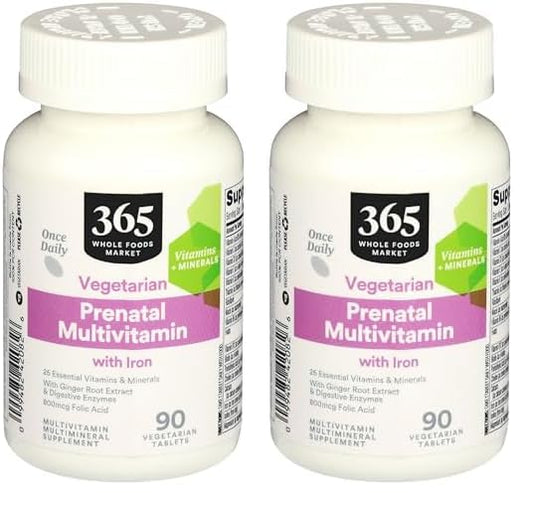 Multivitamínico prenatal 365 Whole Foods Market 90 tabletas