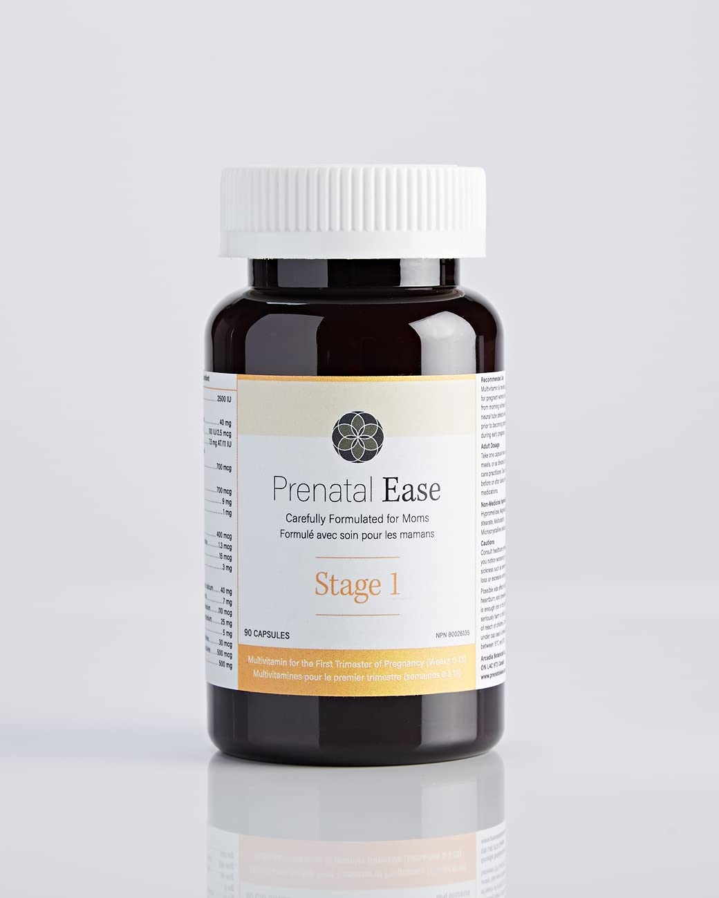 Multivitamínico Prenatal Ease etapa 1 para náuseas en embarazo