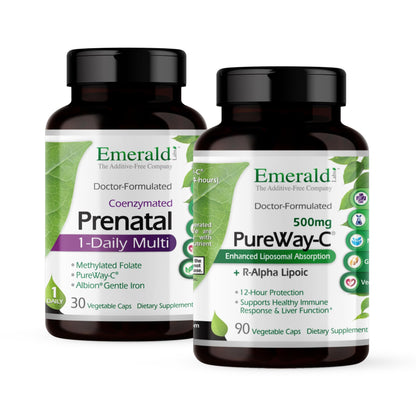 Multivitamínico prenatal Emerald Labs 60 cápsulas vegetales