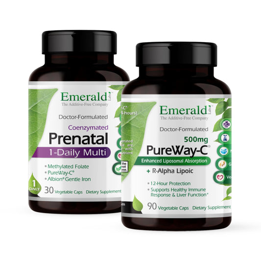 Multivitamínico prenatal Emerald Labs 60 cápsulas vegetales