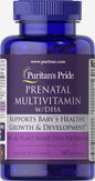 Multivitamínico prenatal Puritan's Pride con DHA y cápsulas blandas