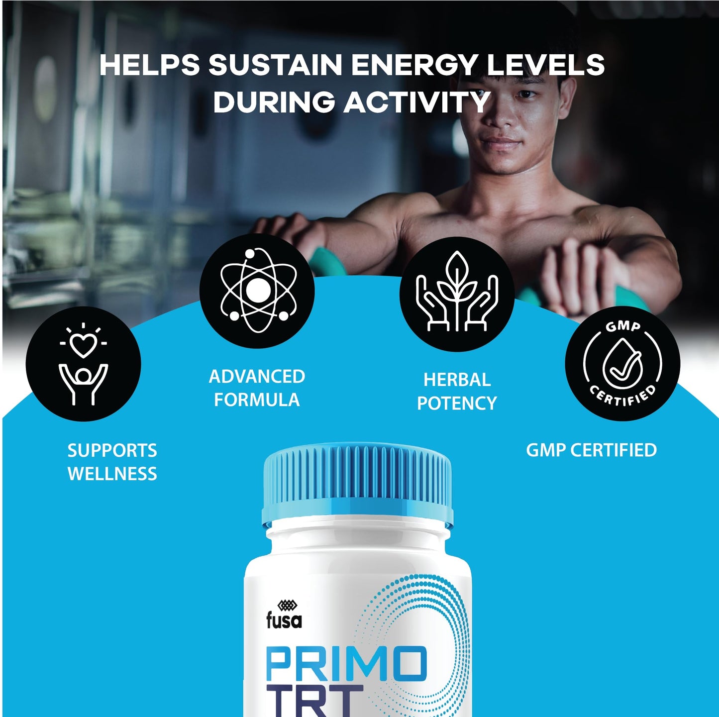 Multivitamínico Primo TRT para salud y bienestar general 3 pack