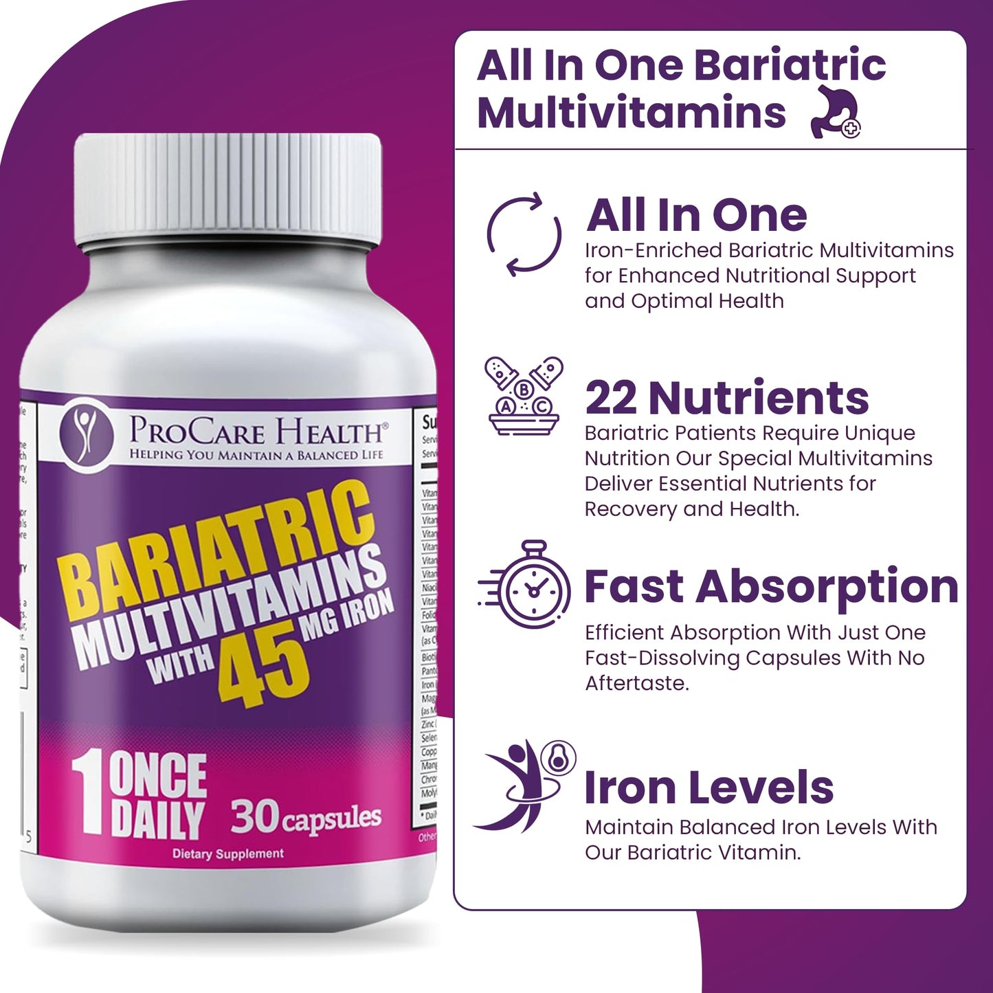 Multivitamínico ProCare Health fabricación en USA