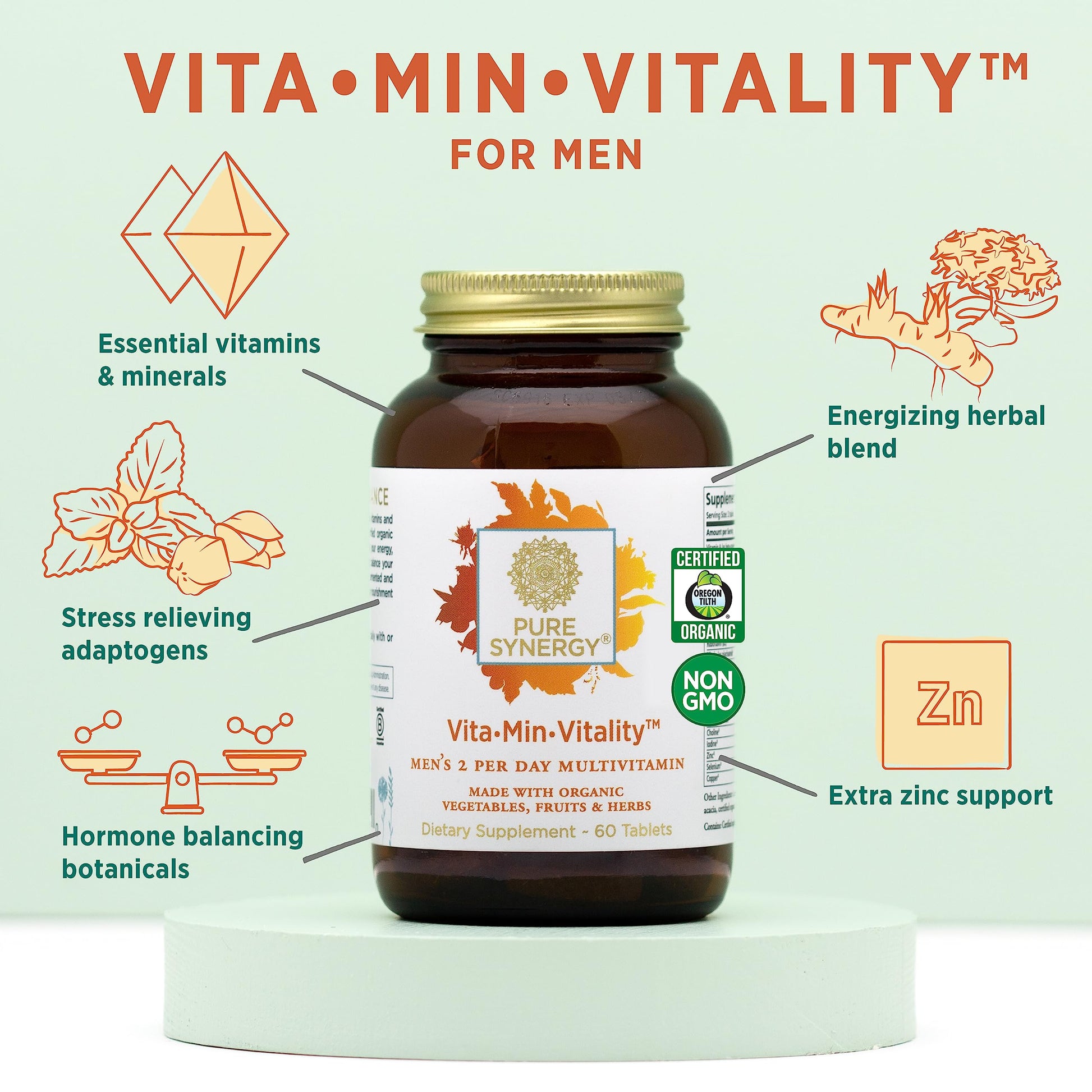 Multivitamínico PURE SYNERGY - Energía y defensa natural