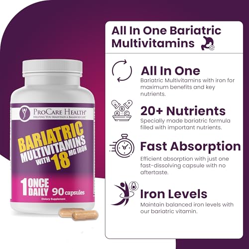 Multivitamínico sin gluten ni azúcares ProCare Bariátrico