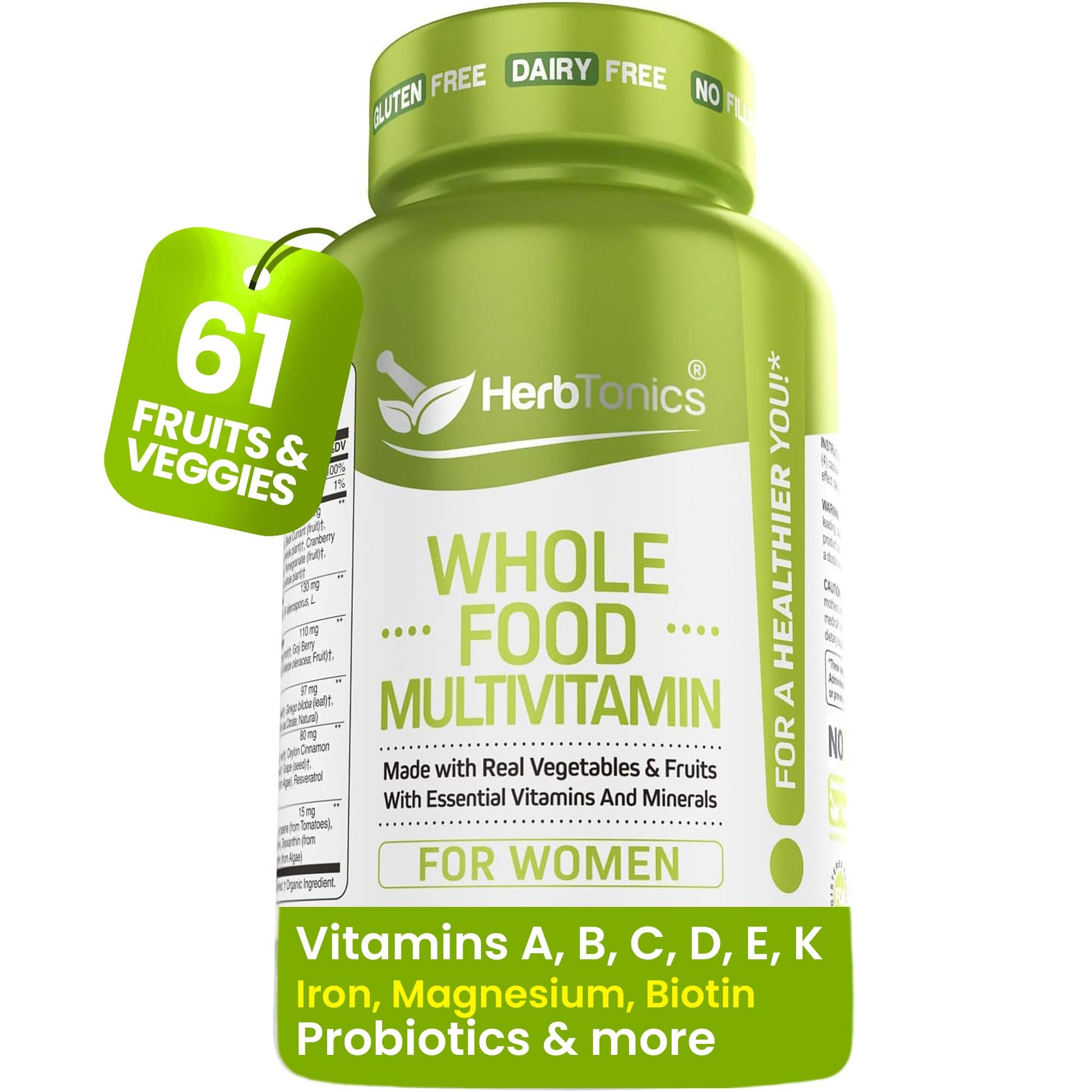Multivitamínico vegano para mujeres con superalimentos