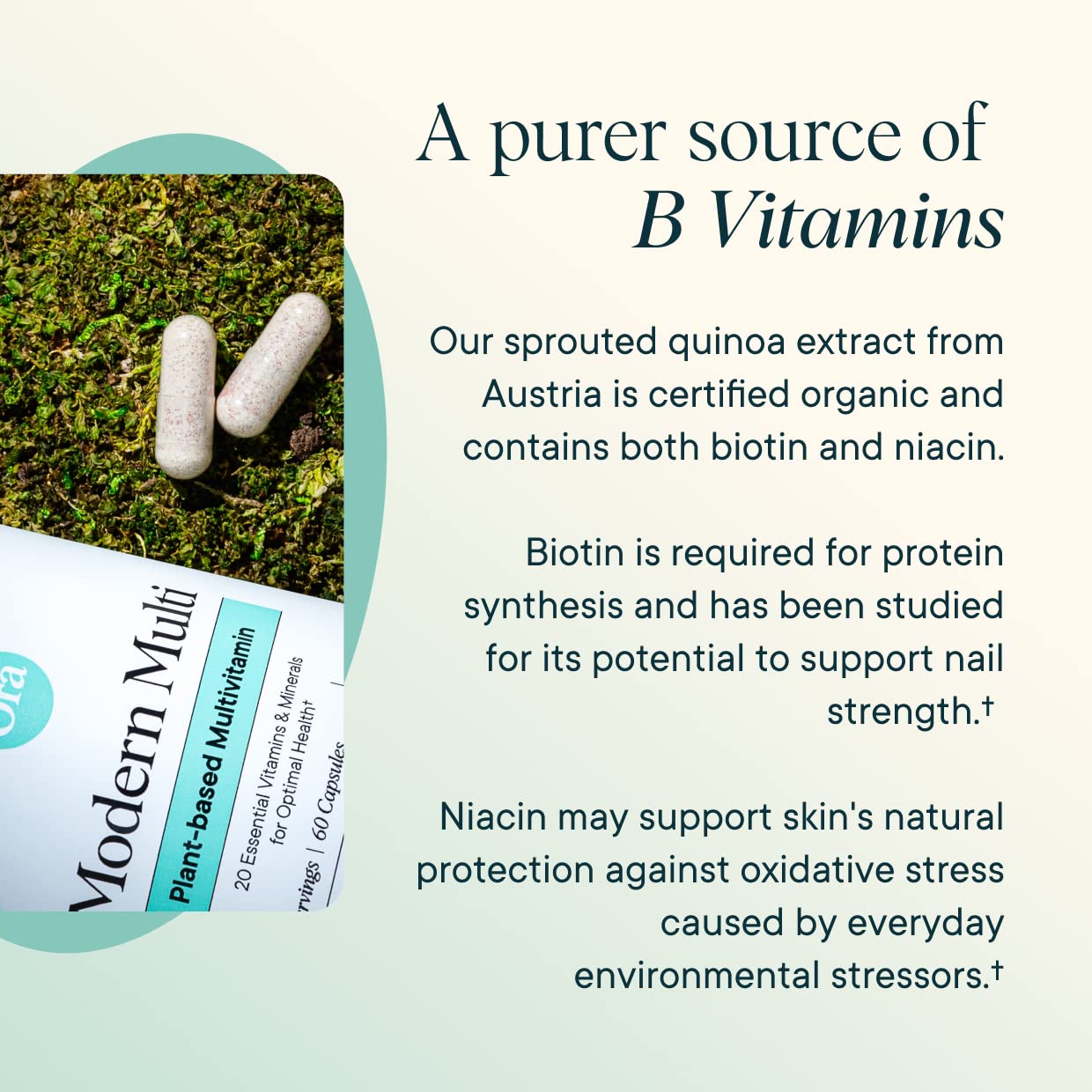 Multivitamínico con protectores de luz azul en cápsulas veganas