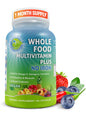 Multivitamínico vegano sin hierro con frutas y verduras