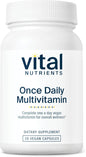 Multivitamínico vegano de Vital Nutrients en bote de 30 cápsulas.