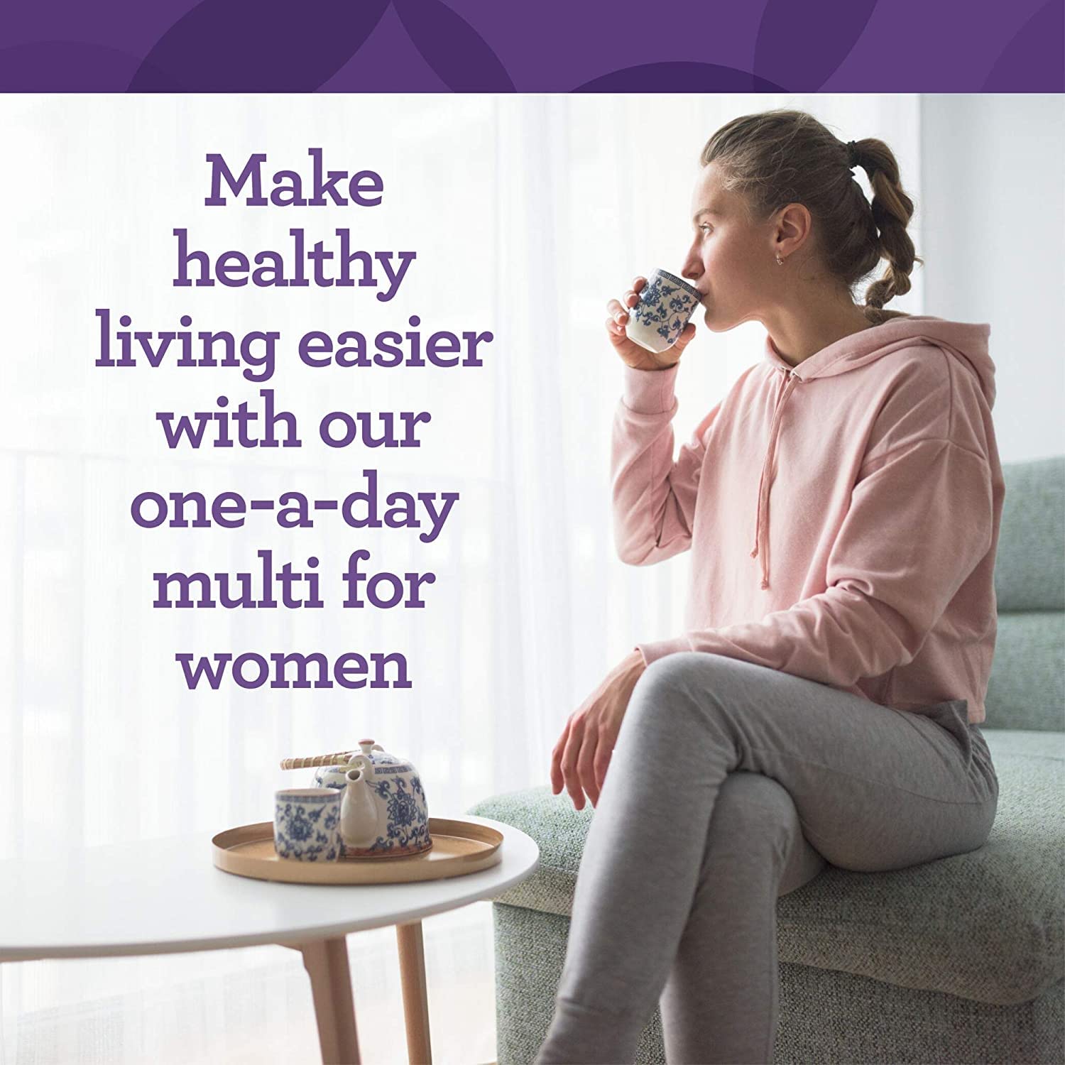 Multivitamínico vegetariano y no OGM para mujeres