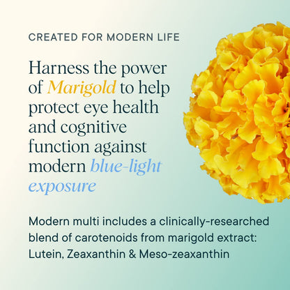 Multivitamínico para vida moderna y salud ocular