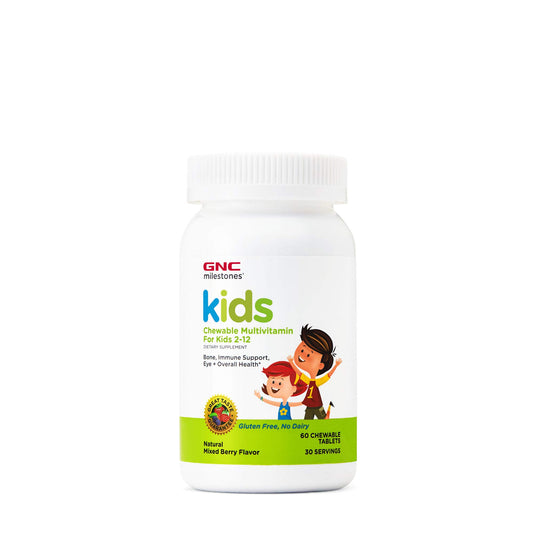 botella de multivitamínicos gnckids 60 tabletas masticables
