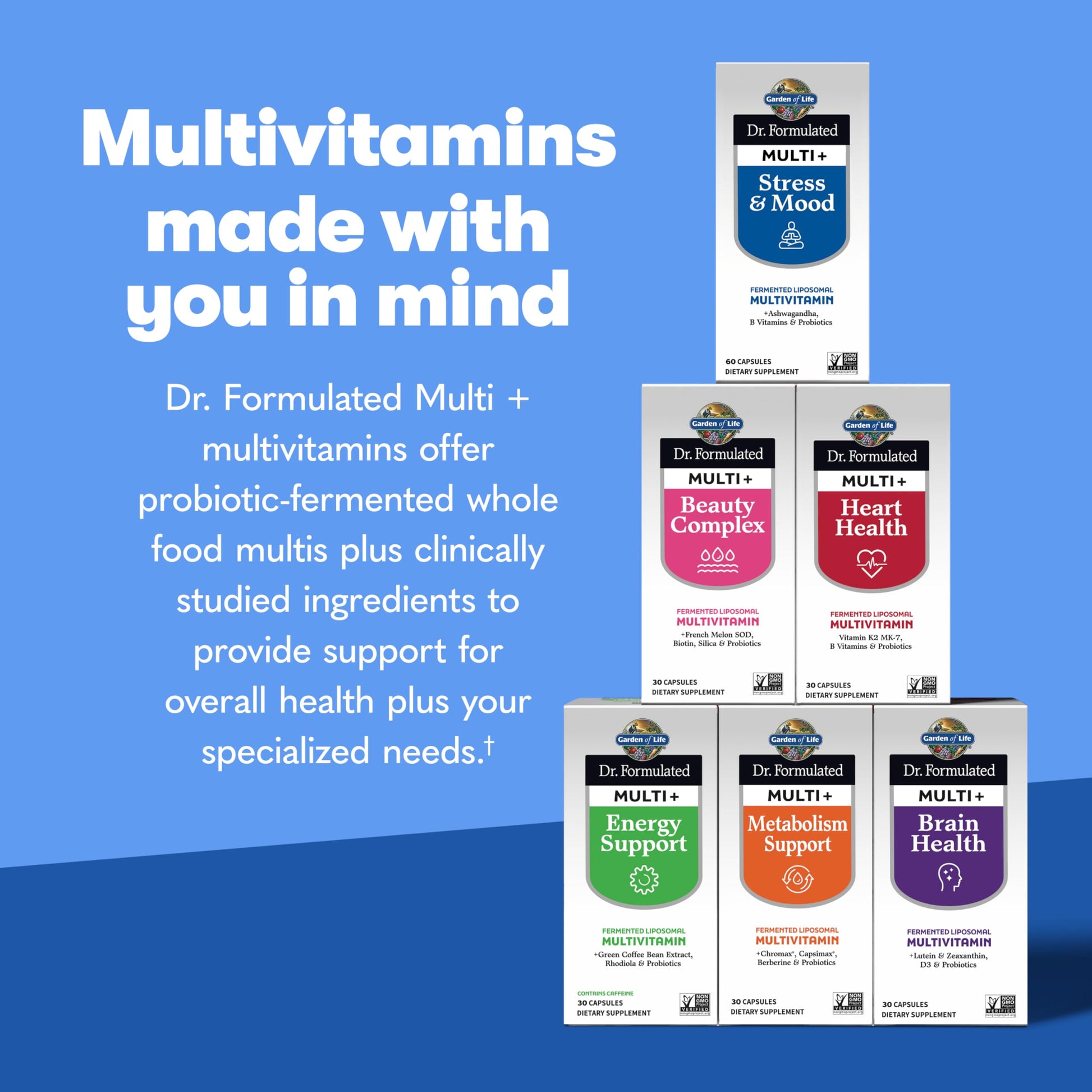 Multivitamínicos hechos pensando en ti