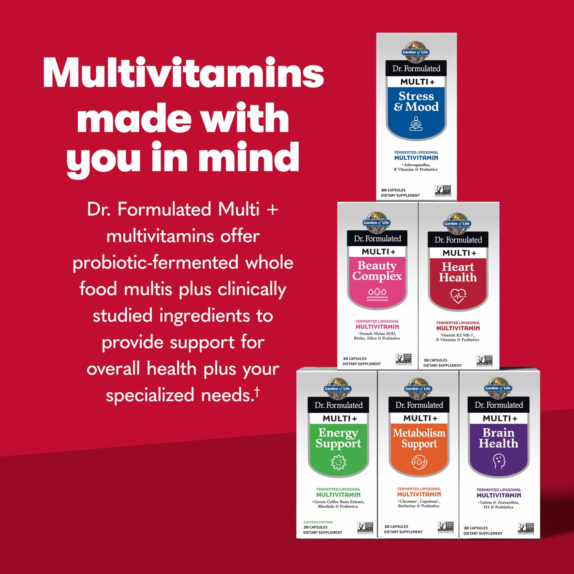 Multivitamínicos pensados para tu salud integral