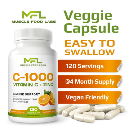 Muscle Food Labs suplemento sin GMO vegano hecho en USA