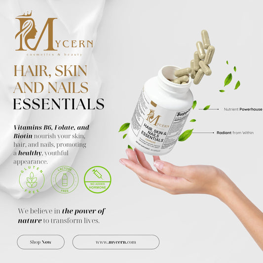 Cápsulas vegetales Mycern para fortalecer uñas y cabello