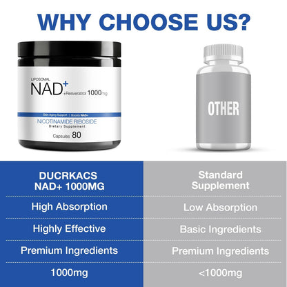 NAD+ liposomal - apoyo a la longevidad y vitalidad