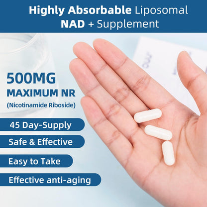 NAD suplemento para salud cerebral y muscular recuperación