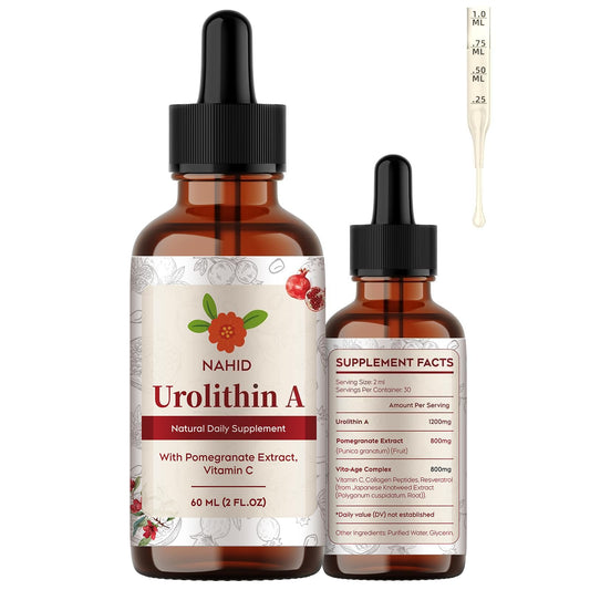Suplemento natural Nahid con cuentagotas para dosis precisa 60ML
