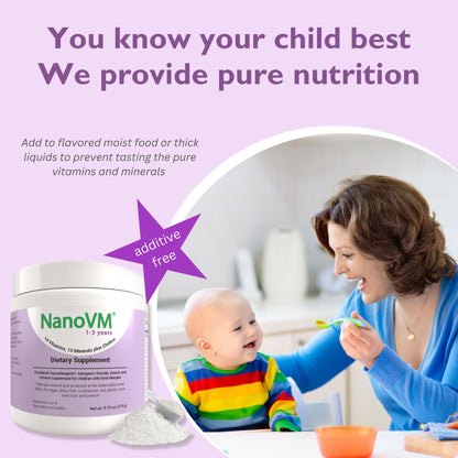NanoVM ofrece nutrientes puros para niños