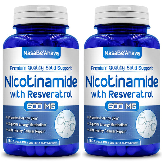 NasaBeahava Nicotinamida con Resveratrol 120 cápsulas