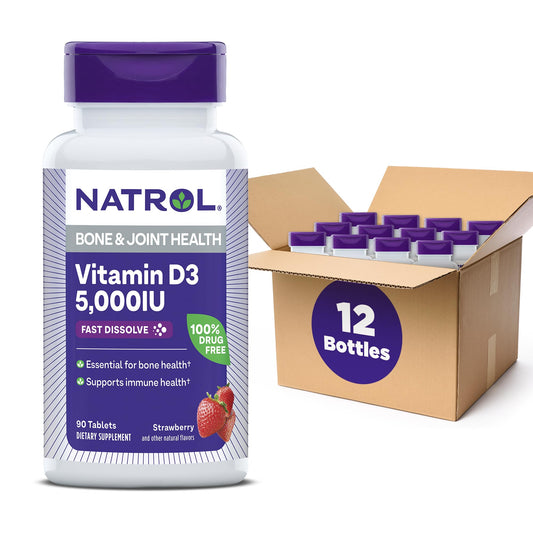 Natrol vitamina d3 tabletas disolución rápida frasco blanco