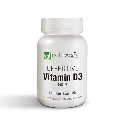 naturActiiv cápsulas vitamina d3 5000 ui micro blanco
