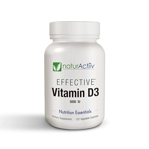 naturActiiv cápsulas vitamina d3 5000 ui micro blanco