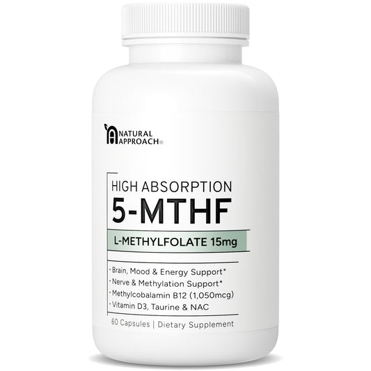 Natural Approach L-Metilfolato 15mg suplemento 60 cápsulas