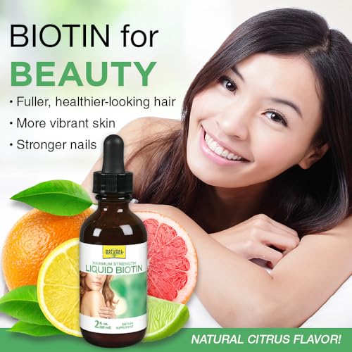 natural balance biotina líquida etiqueta frontal
