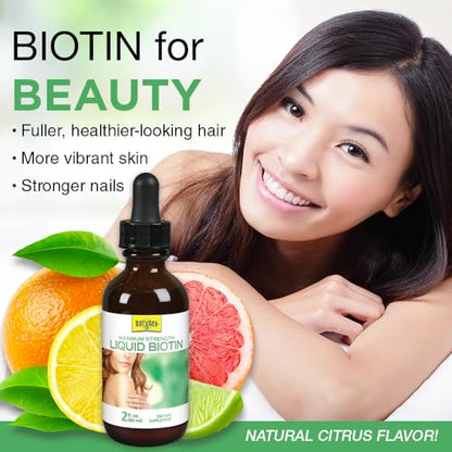 natural balance biotina líquida etiqueta frontal