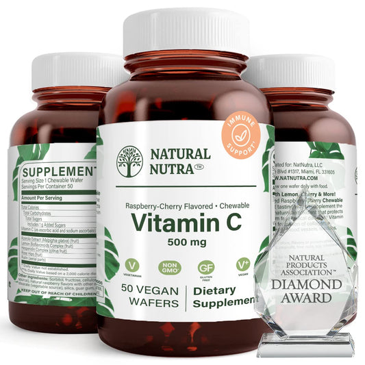 Natural Nutra vitamina c wafers veganos 50 unidades