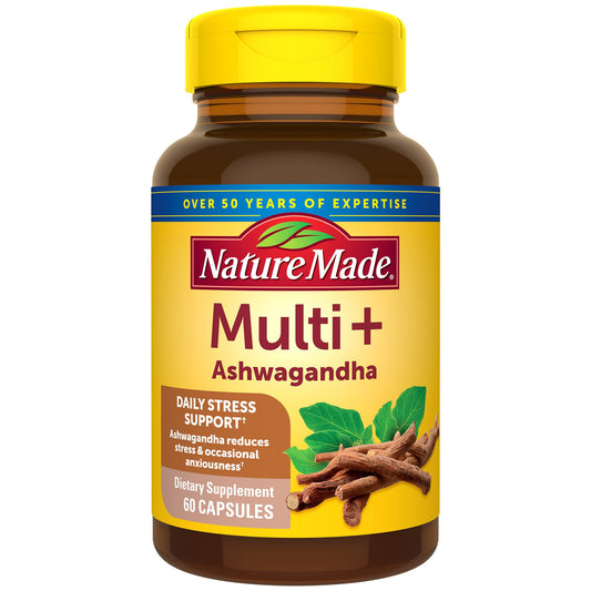 Nature Made Multi + Ashwagandha frasco