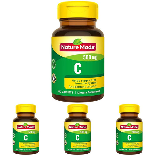 Nature Made vitamina c 500 mg pack 4 comprimidos
