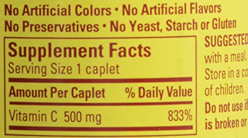 Nature Made Vitamina C comprimidos detalle del blister