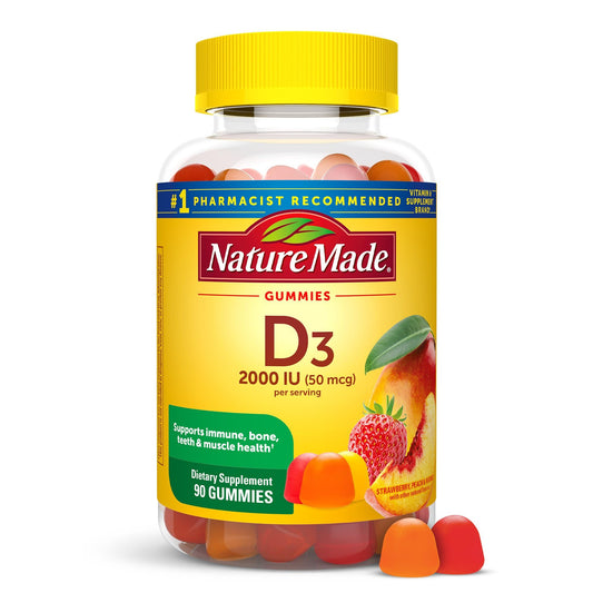 Frasco de gomitas Nature Made Vitamina D3 2000 IU