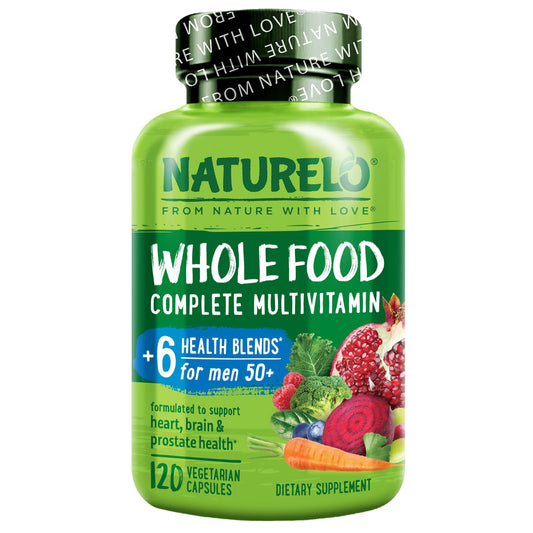 Envase NATURELO multivitamina para hombres mayores de 50
