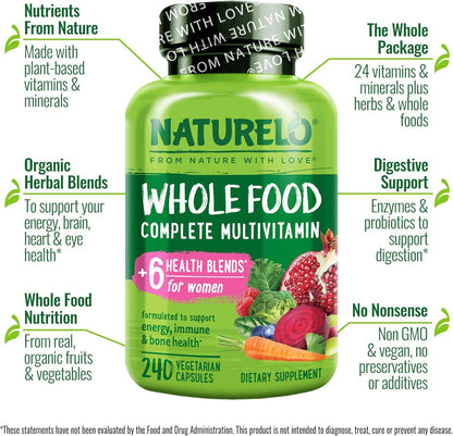 naturelo multivitaminas apoyo para salud del corazón