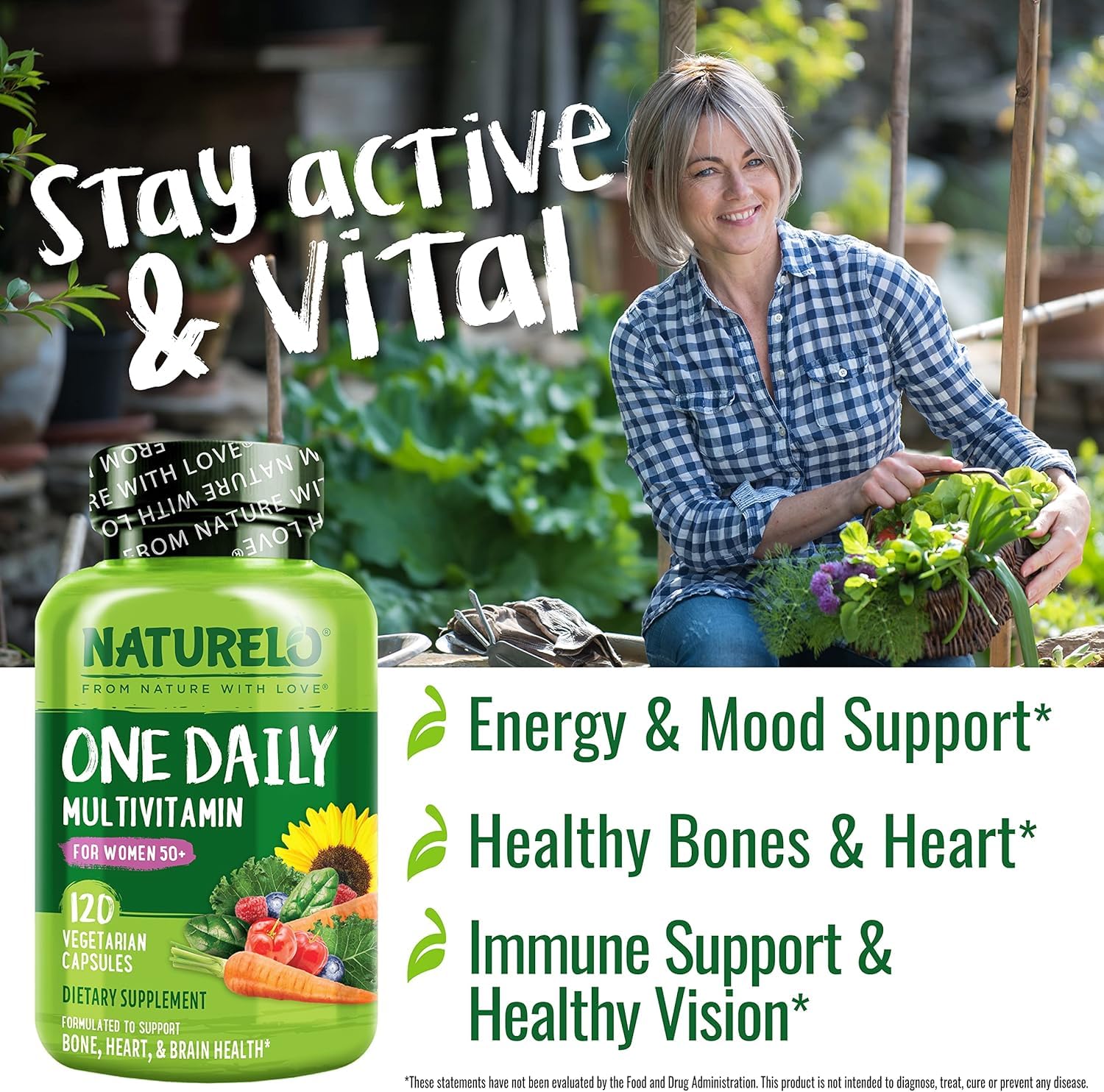 NATURELO: De la naturaleza con amor, multivitamínico para mujeres