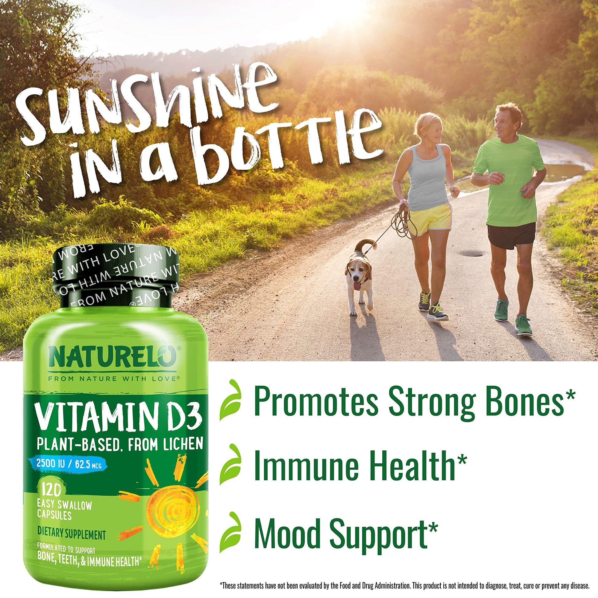 Detalle cápsula NATURELO Vitamina D3 vegana