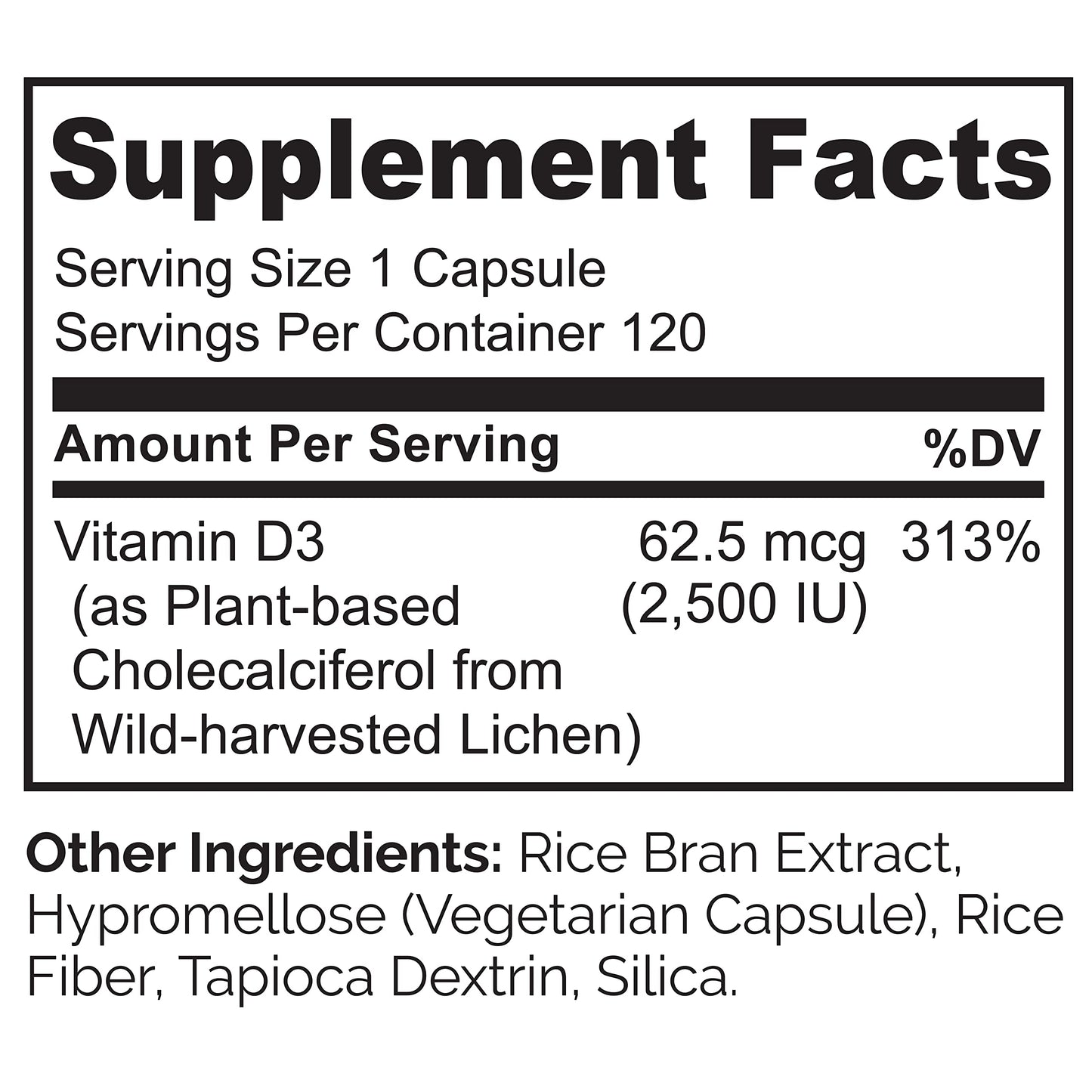 Cápsulas naturales NATURELO Vitamina D3