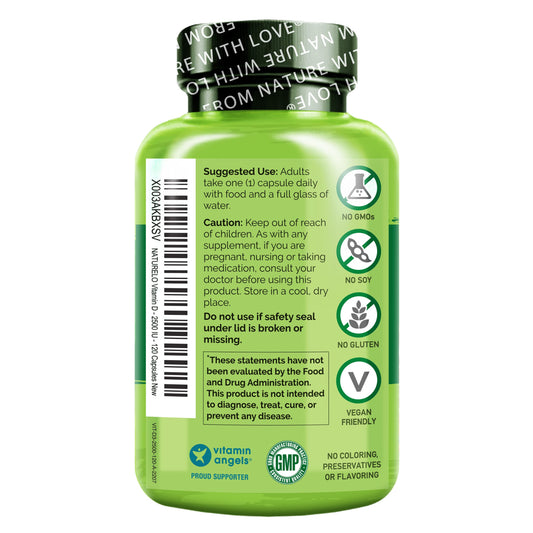 Cápsulas NATURELO Vitamina D3 natural