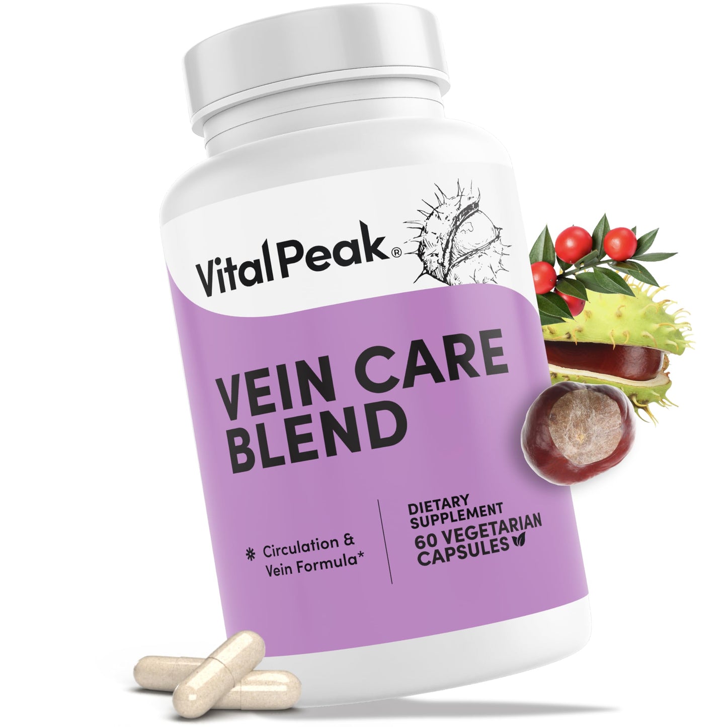 NATURES BLAST HairVive y Vital Peak Vein Care detalle