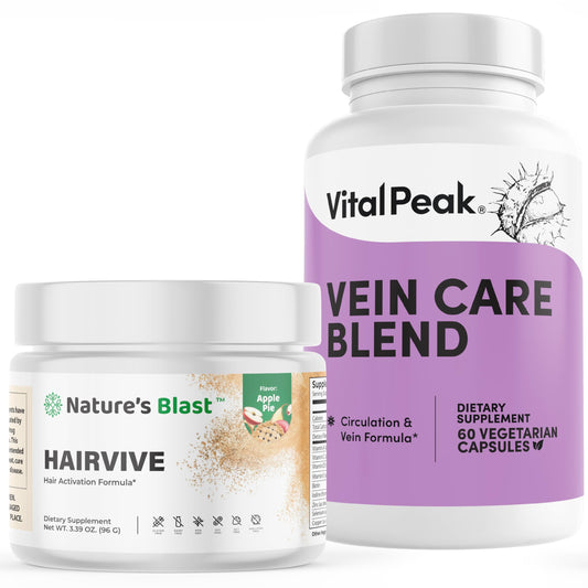 Paquete NATURES BLAST HairVive y Vital Peak Vein Care