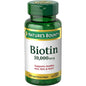 Paquete Nature's Bounty Biotina 10000 mcg 120 cápsulas pack de 4