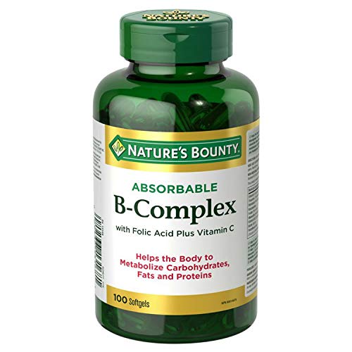 Nature's Bounty Complejo B botella frontal 100 softgels