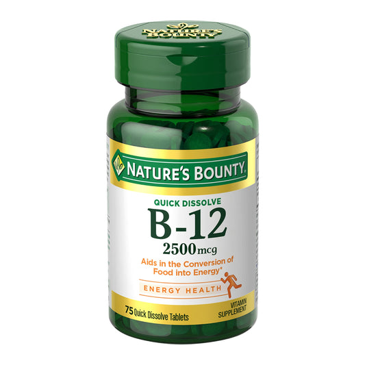 Nature's Bounty Vitamina B12 2500 mcg Tabletas