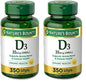 Nature's Bounty Vitamina D3 1000 IU 350 cápsulas blandas pack de 2